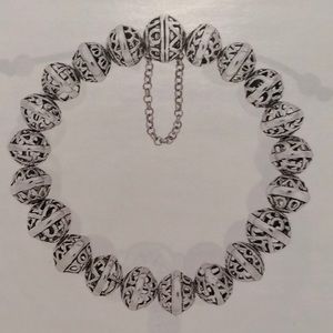 Silpada Sterling Silver Hemisphere Bracelet